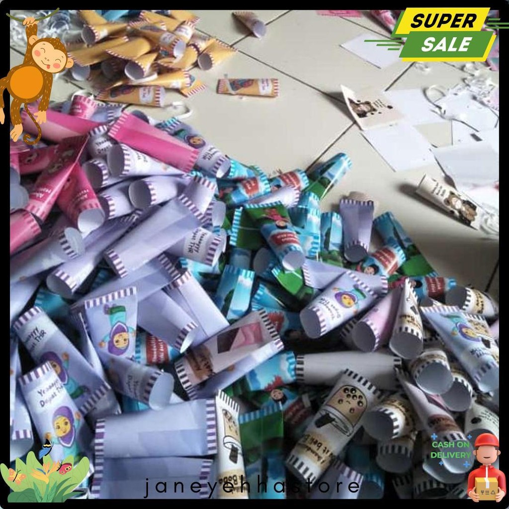 

(100 Pcs) Amplop Lebaran 2025 Unik Bentuk Permen Diskon Setengah Harga