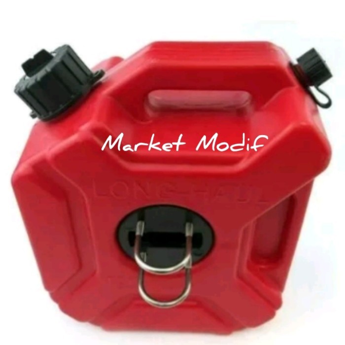 Baru Jerigen Bensin Solar Jerigen Long Haul 5Liter + Bracket Jerigen Ofroad