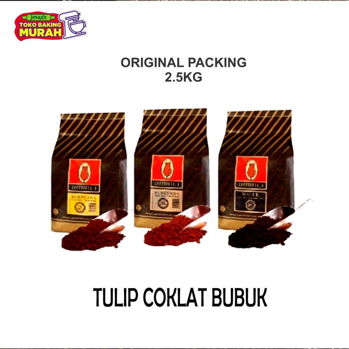 

TULIP COKLAT BUBUK BORDEAUX repack 1kg bubble wrap