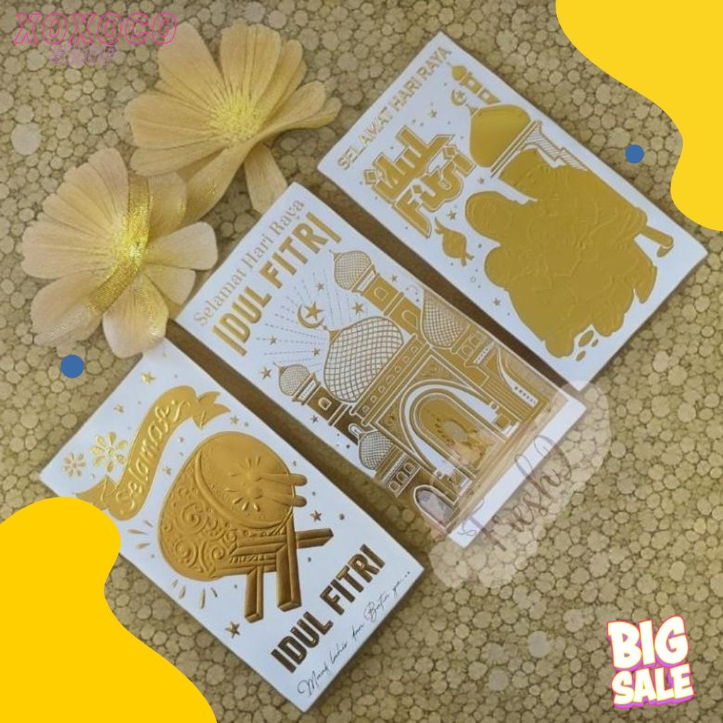 

Angpao Lebaran Hologram Emas / Amplop Idul Fitri Motif Mewah Terlengkap Dan Termurah