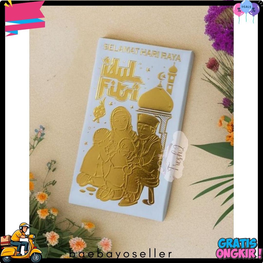 

Angpao Lebaran Hologram Emas / Amplop Idul Fitri Motif Mewah Terlengkap Dan Termurah