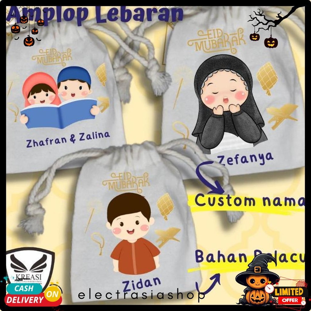 

Pouch Serut Angpao Edisi Lebaran | Amplop Lebaran | Angpau Lebaran | Bisa Input Nama Dan Tulisan Flash Sale! Diskon Hingga 70%