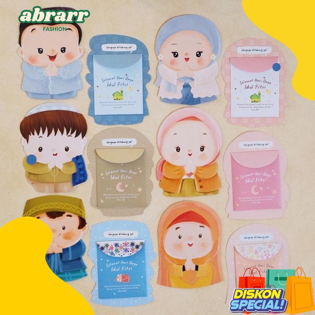

Amplop Lebaran Idul Fitri - 1 Set Isi 6Pcs Diskon