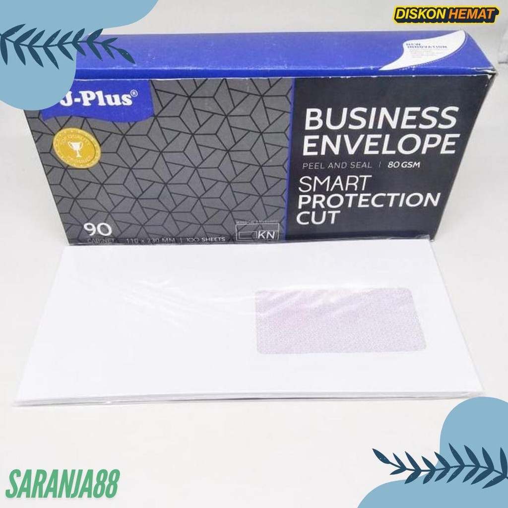 

Amplop Putih Window Jendela Kiri Jplus 90 Cabinet 80 Gsm Isi 100 Lembar Terlaris! Produk Ini Banyak Dicari