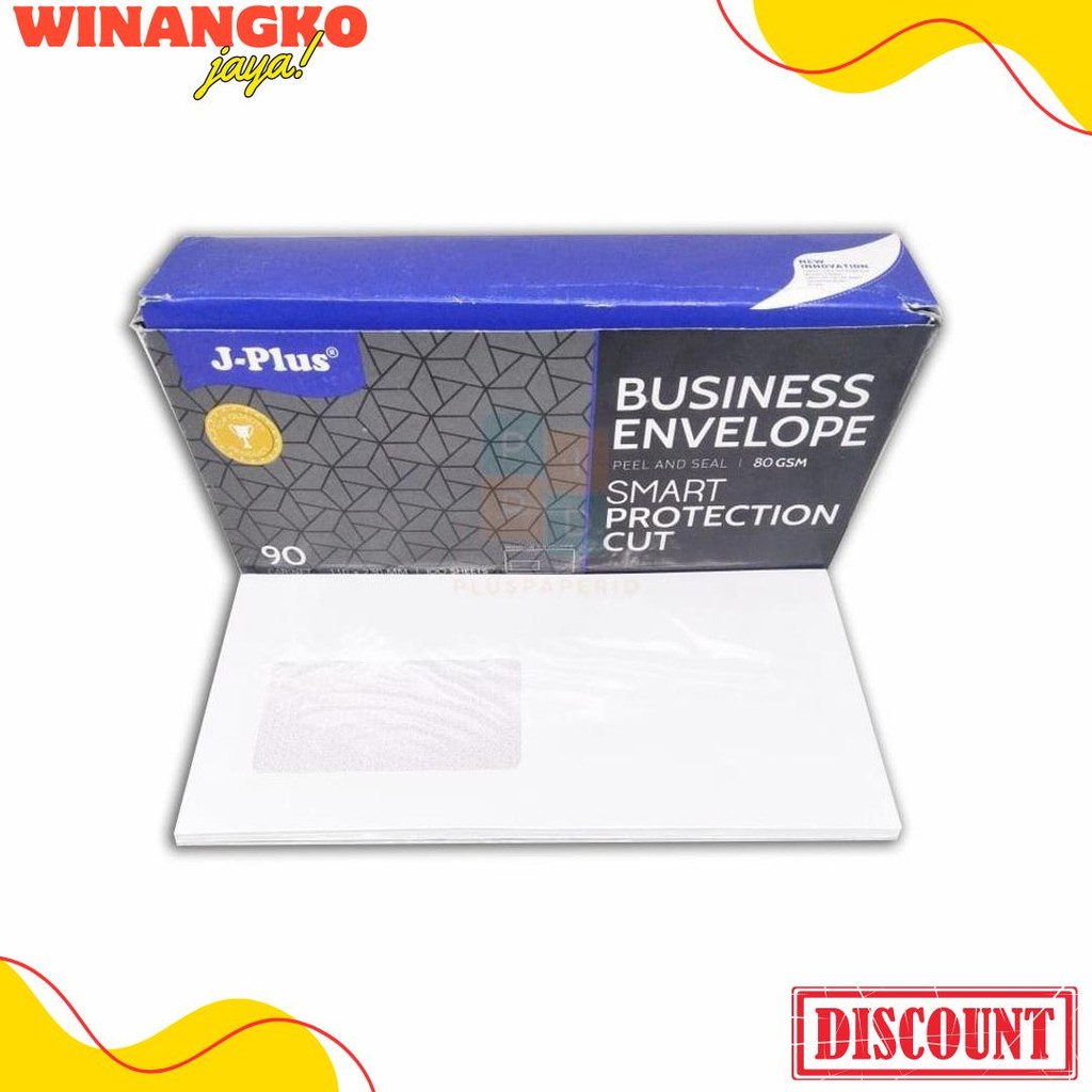 

Jplus - Amplop Putih Jendela Kiri No.90 Biru - Pack Terlaris! Produk Ini Banyak Dicari