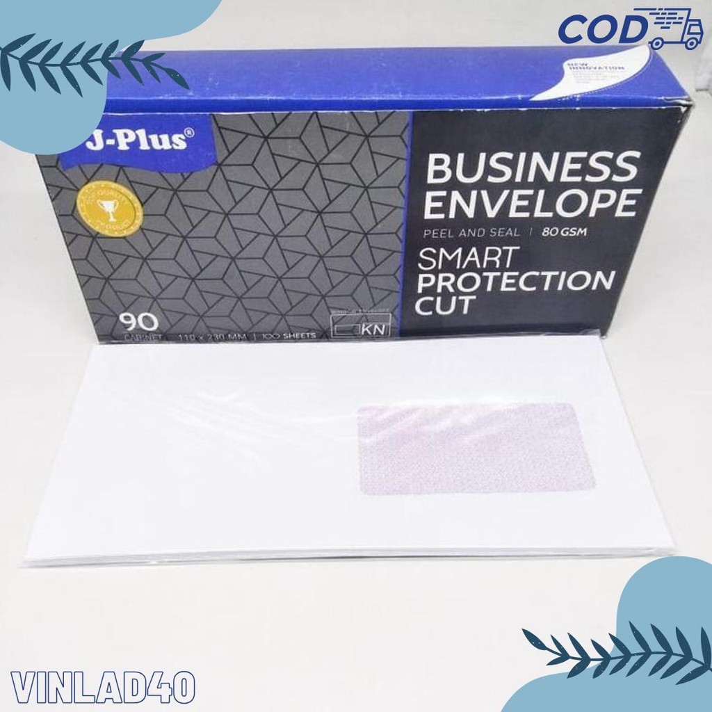 

Amplop Putih Window Jendela Kiri Jplus 90 Cabinet 80 Gsm Isi 100 Lembar Diskon