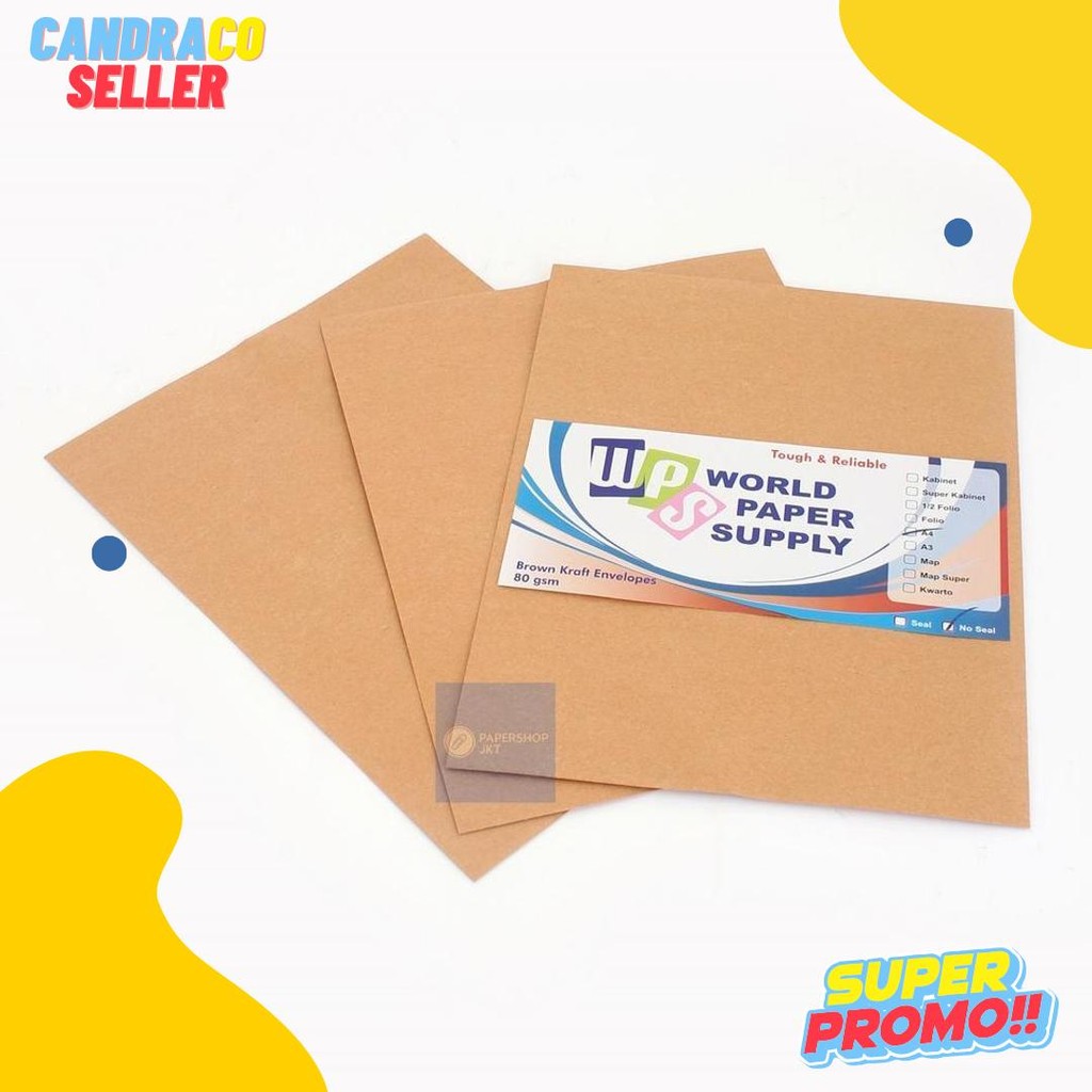 

Wps - Amplop Coklat Ukuran A4 ( 30 X 22 Cm ) - Pack Diskon Setengah Harga