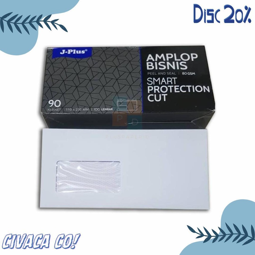 

Jplus - Amplop Putih Jendela Kiri No.90 Biru - Pack Terlengkap Dan Termurah