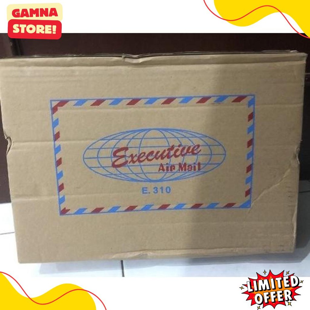 

[50 Pcs] Amplop Coklat Folio Tali Airmail 310 Executive Diskon Setengah Harga