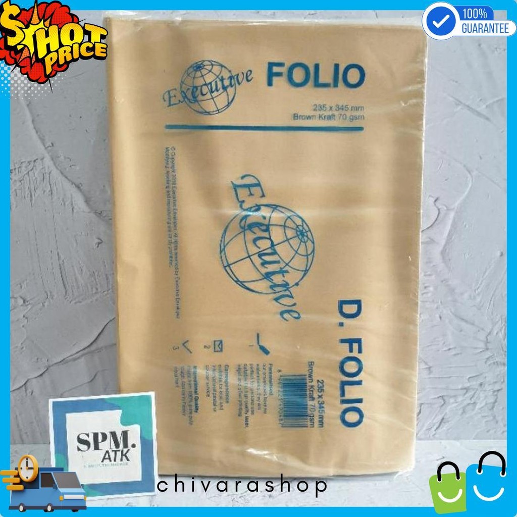 

( 100 Pcs ) Amplop Coklat Folio Executive Khusus Instant/Sameday Flash Sale! Diskon Hingga 70%