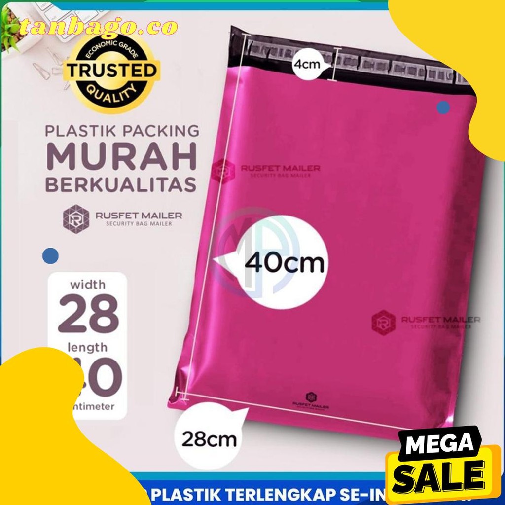 

Amplop Plastik Polymailer Pink 28Cm X 40Cm Low Cost Plastic Packing Polos Online Shop Rusfet Murah Diskon Setengah Harga