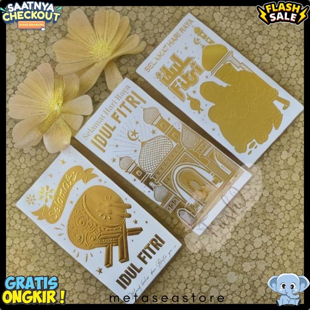 

Angpao Lebaran Hologram Emas / Amplop Idul Fitri Motif Mewah Diskon