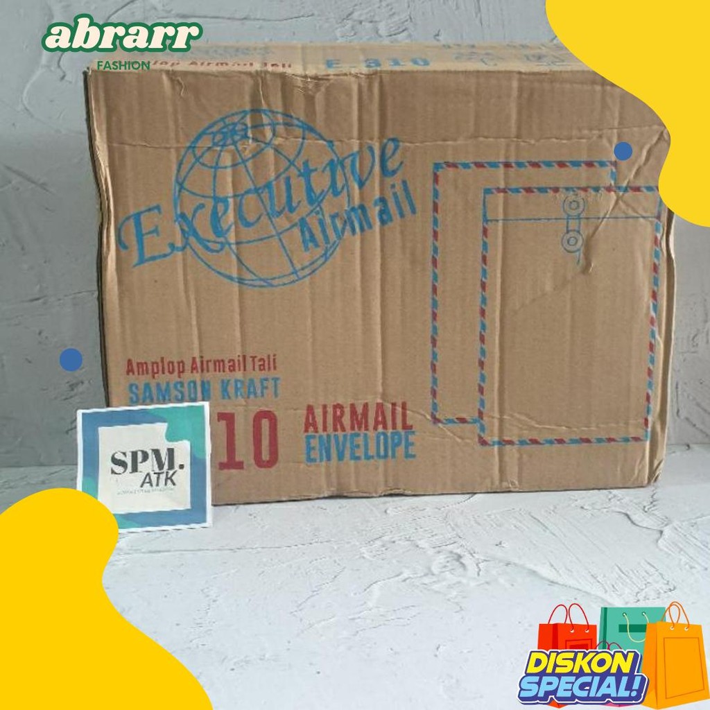 

Amplop Tali 310 Airmail Executive Diskon
