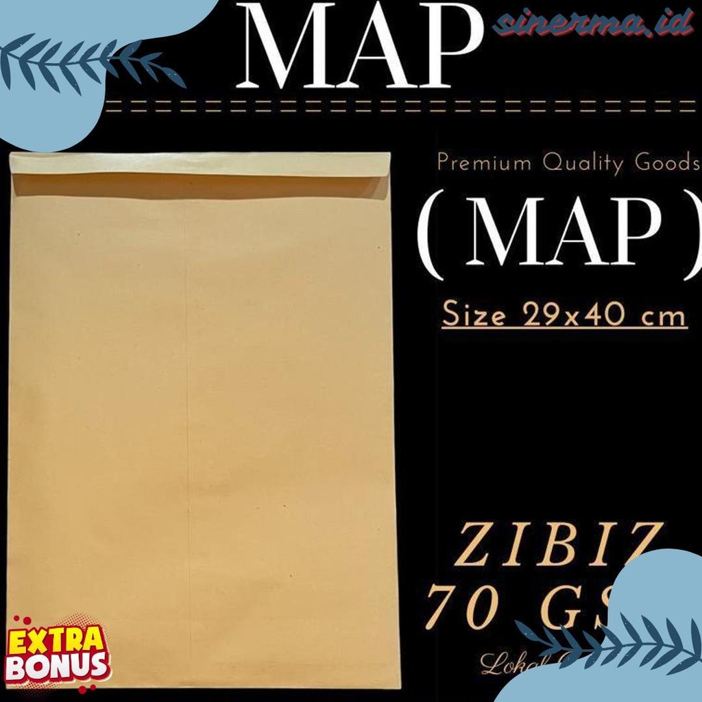 

Amplop Coklat Map ( 29X40Cm ) Diskon
