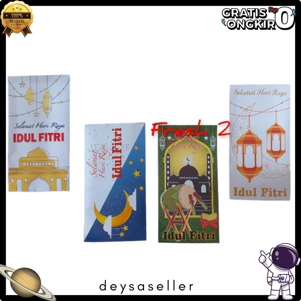 

Amplop Lebaran 100 Lembar / Angpao Clasik / Angpao Idul Fitri Diskon Setengah Harga