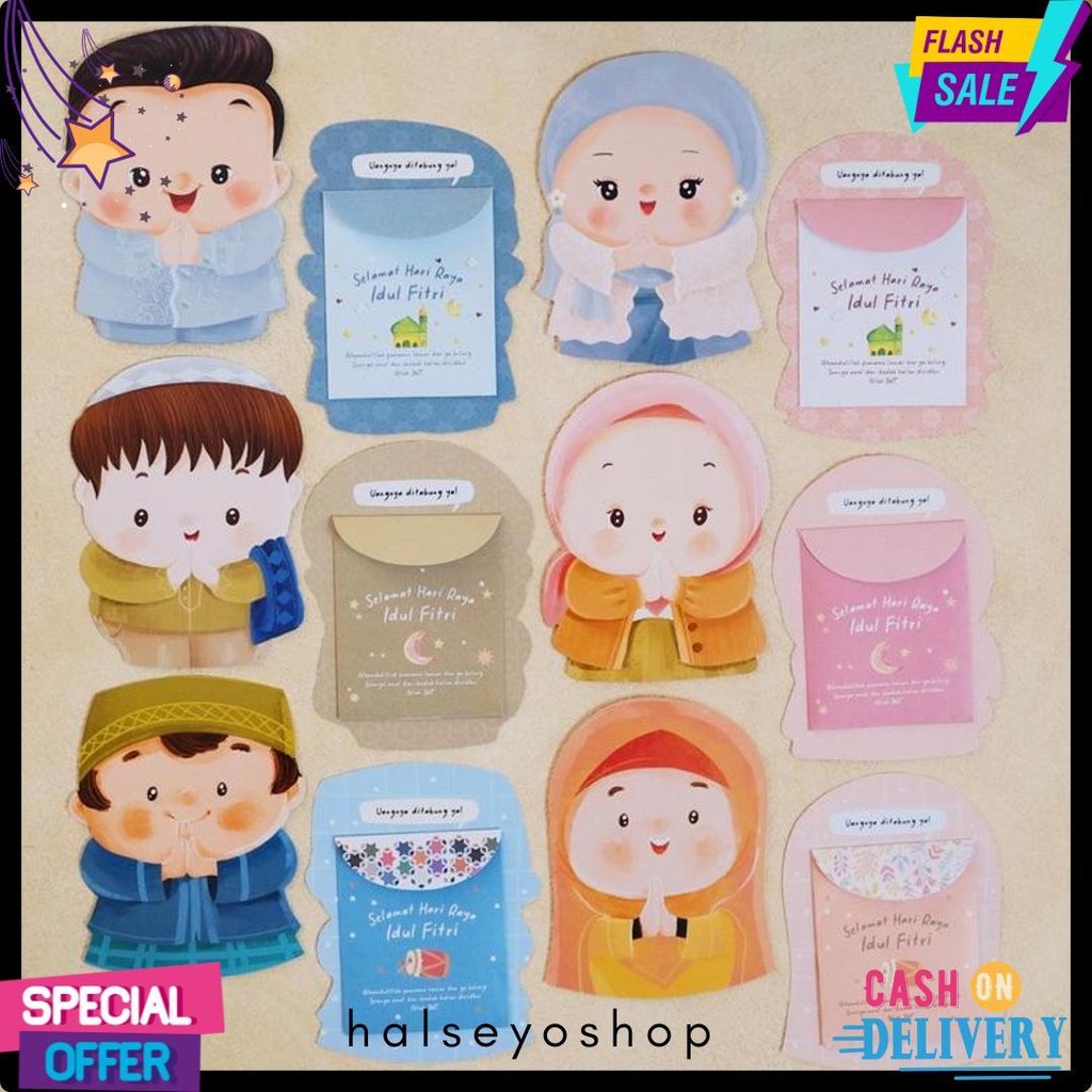 

Amplop Lebaran Idul Fitri - 1 Set Isi 6Pcs Diskon