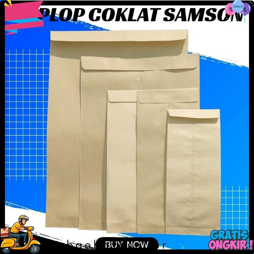 

Amplop Coklat Samson Isi 100 Lembar/ Amplop Coklat (D Dan E) Flash Sale! Diskon Hingga 70%
