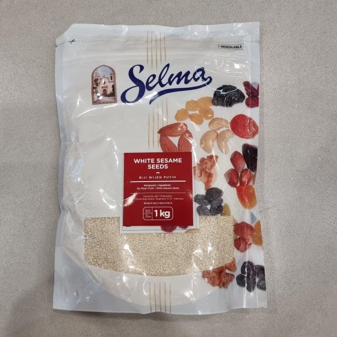 

+++++] selma wijen putih 1kg white sesame seeds biji wijen seed