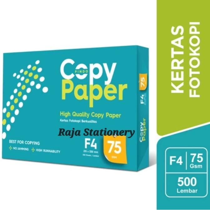 

Copy Paper A4 F4 75gr Kertas HVS A4 70gr 75gr F4 Kualitas PaperOne