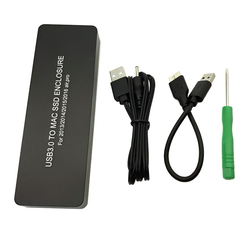 NEPTTUNUS SSD Enclosure for Macbook (2013 2014 2015 2016) USB 3.0 to SSD Adapter with Case SSD Reade