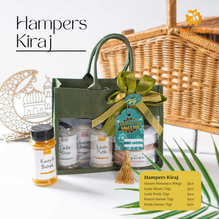 

Terbatas Paket Hampers Premium Lebaran Idul fitri Kiraj by madu helwa Lebaran!
