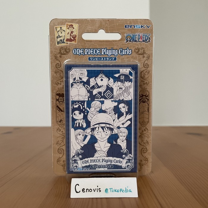 One Piece playing cards ENSKY banpresto kartu remi anime