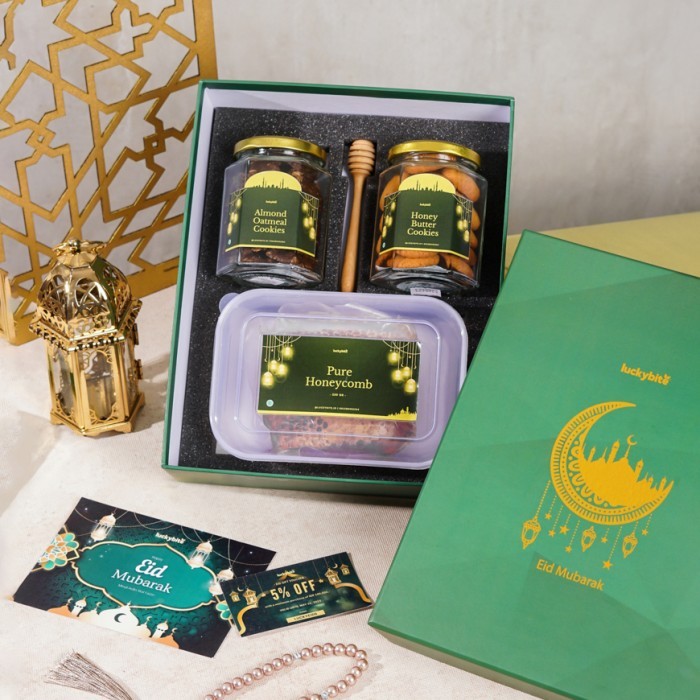 

HAMPERS LEBARAN / PARCEL LEBARAN - PREMIUM HARD BOX - LUCKYBITE