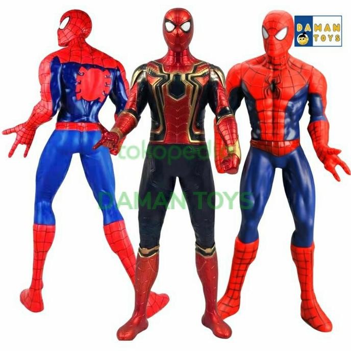 Mainan Spider man Besar Superhero Iron Spiderman Venom Titan Hero Terlaris