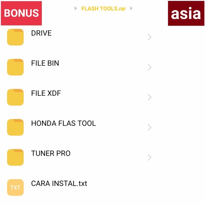 Alat Flash Remap + Software Ecu Keihin Scanner Reset Motor Honda