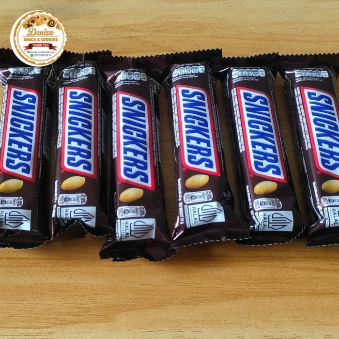 

Sale Terbatas Snickers Chocolate 51 Gram X 24 Pcs (1 Box)/Snickers Cokelat Aman