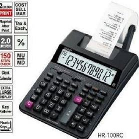 

Terlaris Casio Hr-100 Rc - Calculator Printing/Kalkulator Struk/ Print 100Rc Ready Stok