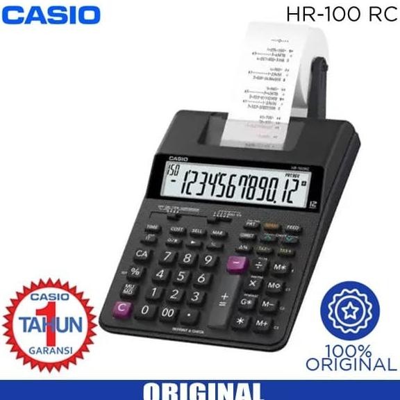 

Terlaris Kalkulator Printing Casio Hr 100 Rc Ready Stok