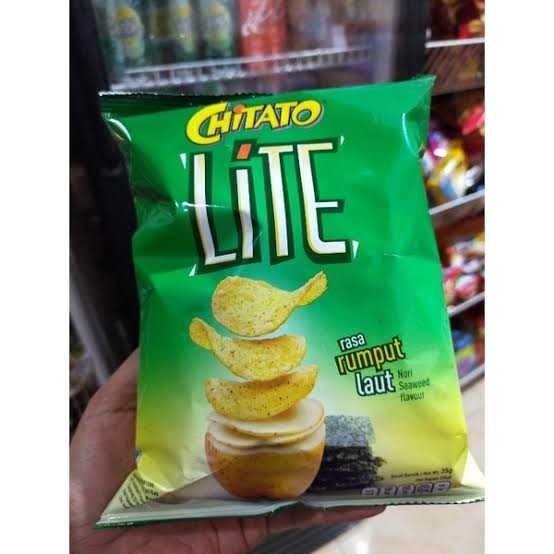 

CHITATO LITE RASA RUMPUT LAUT 35GR/KARTON/ISI 40 BUNGKUS CHIKI KERIPIK