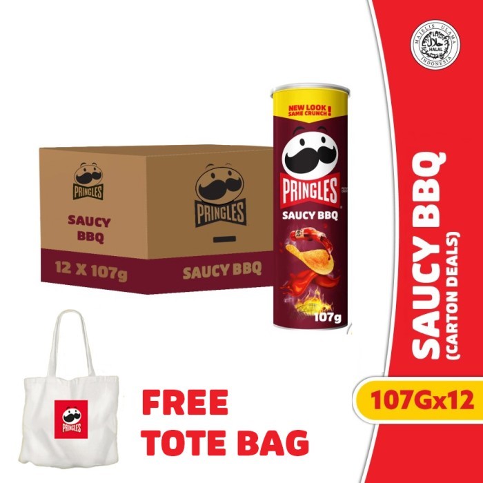 

[CARTON DEALS] PRINGLES KERIPIK 107GR X 12PCS - FREE EXCLUSIVE BAG