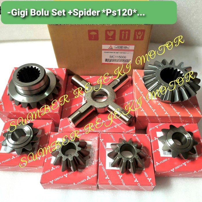 Gigi Bolu Set Ps120 120Ps Pinion Gardan Ps120 120Ps Asli