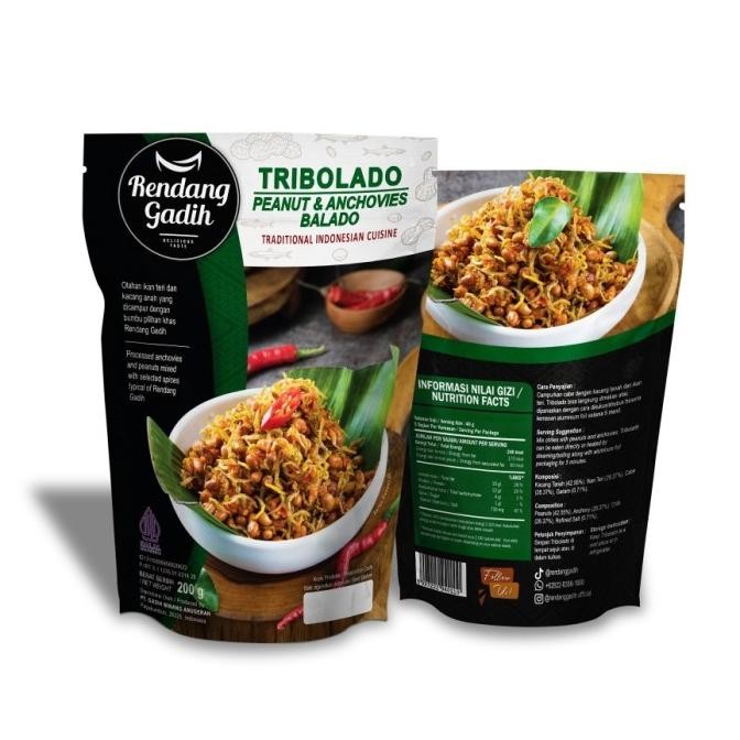 

Tribolado Teri Kacang Balado 200 g - Rendang Gadih ORIGINAL VIRAAALLL