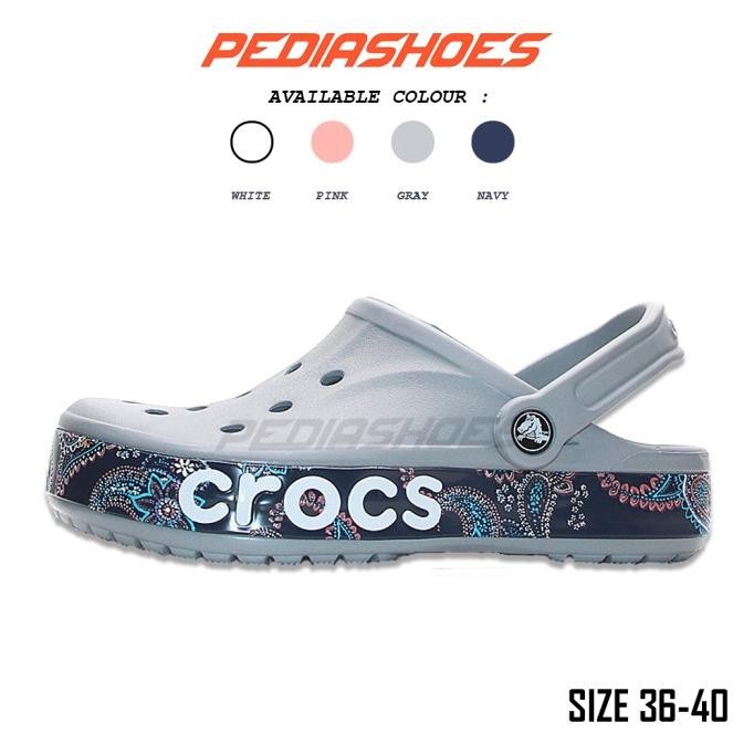 Sandal Crocs Bayaband Graphic Clog Sandal Crocs Unisex Pria wanita