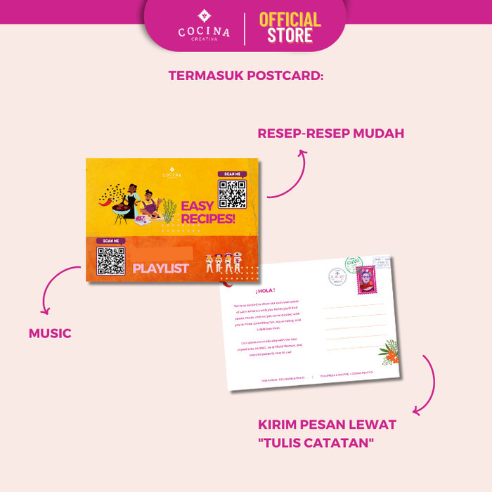 

COCINA CREATIVA MINI FRIDA BOX - PREMIUM SPICE KIT - GIFT HAMPER SET