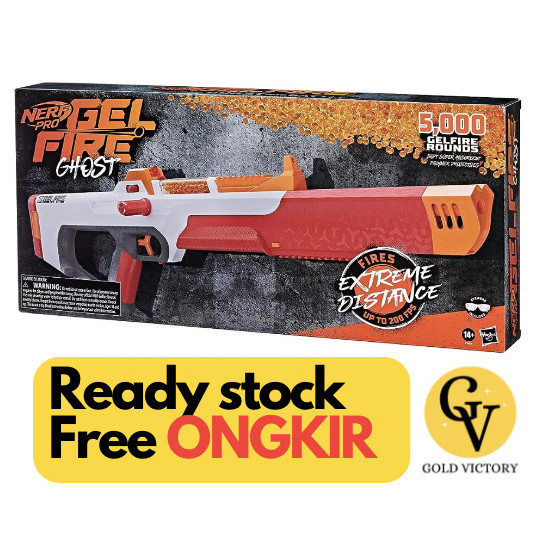 

Nerf Pro Gelfire Ghost Bolt Action Blaster Removable Barrel, 500 gel