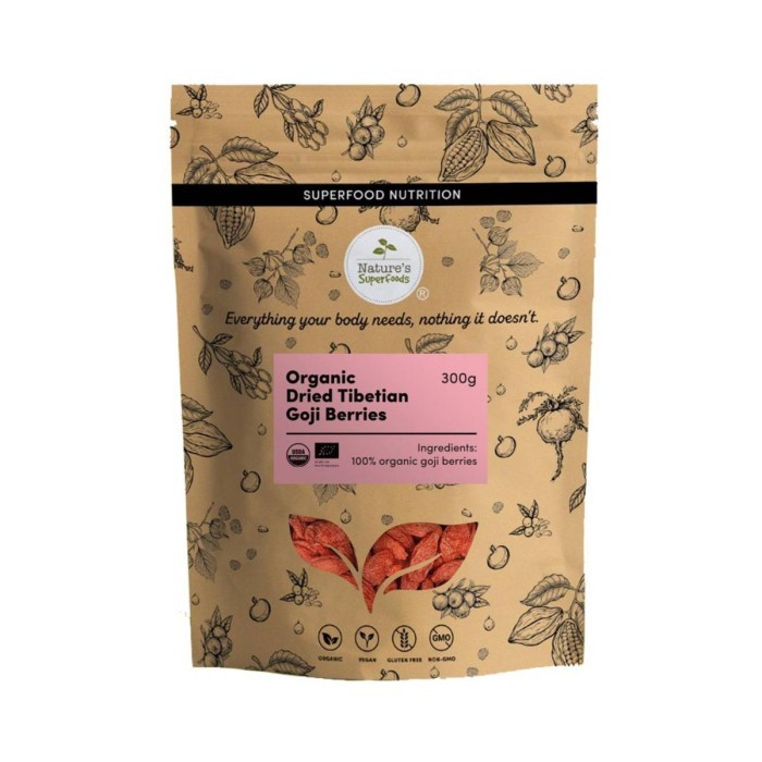 

Nature's Superfoods Organic Dried Tibetan Goji Berries 300 G