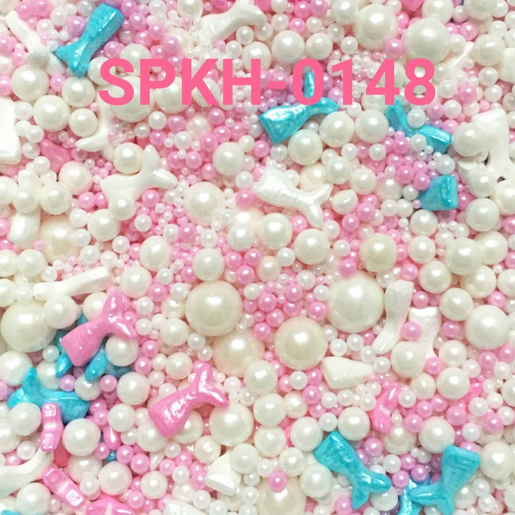 

SPKH-0148 Sprinkles sprinkle sprinkel 500gr mutiara ekor duyung mix (SPRINKLES)