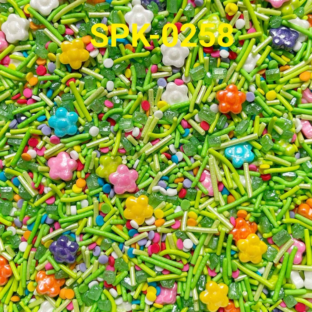 

SPK-0258 Sprinkles sprinkle springkel 1kg bunga rumput confetti (SPRINKLES)