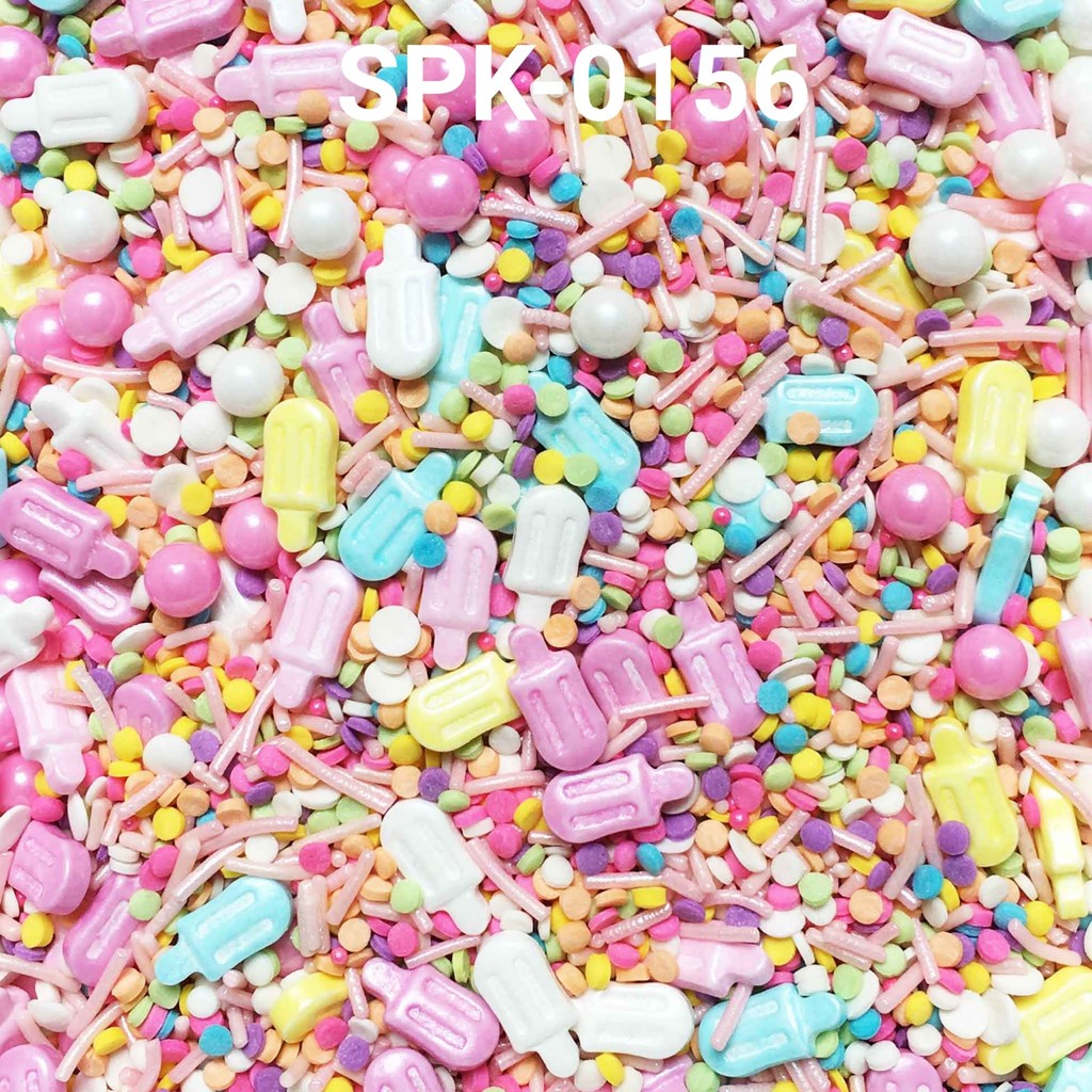 

SPK-0156 Sprinkles sprinkle sprinkel 1kg eskrim ice cream warna pastel (SPRINKLES)
