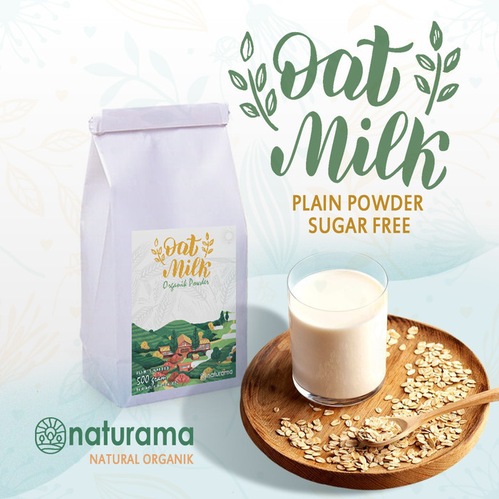 OAT MILK POWDER 500 GRAM BUBUK OAT ORGANIK TANPA GULA