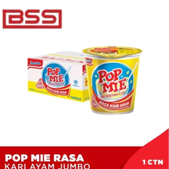 

POPMIE MIE INSTAN 80GR-1DUS ISI 24PCS NOODLES INDOMIE