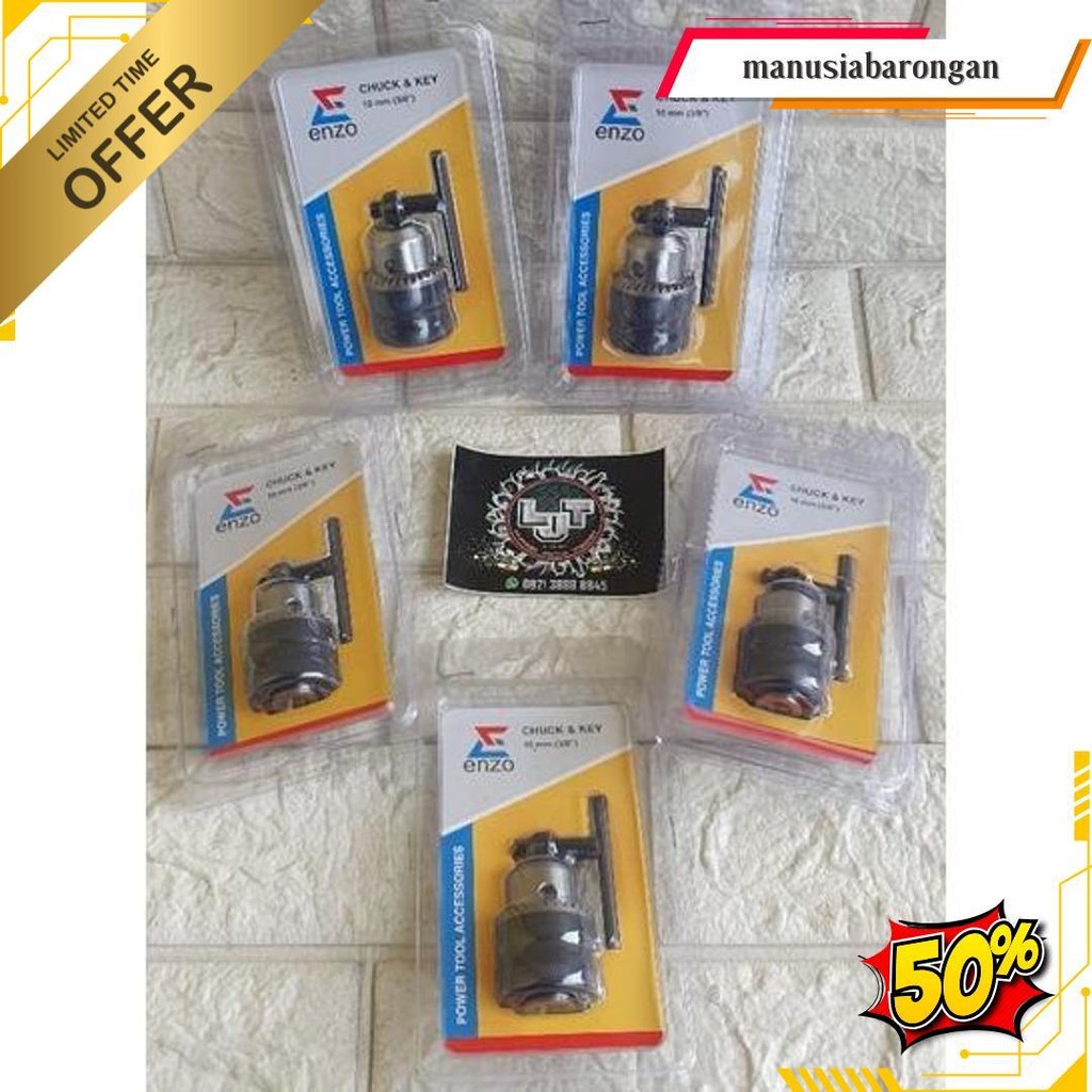 Kepala Bor Cas/Listrik Kepala Bor 10 Mm Cordless/Kepala Bor Baterai 10Mm Keyless/Kepala Bor 10Mm/13M