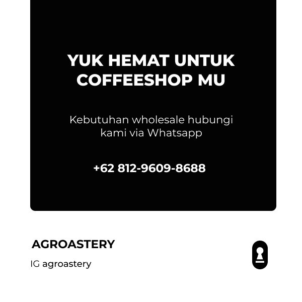 

BIJI KOPI BLEND 20/80 KOPI SUSU EKONOMIS 1 KG 1KG