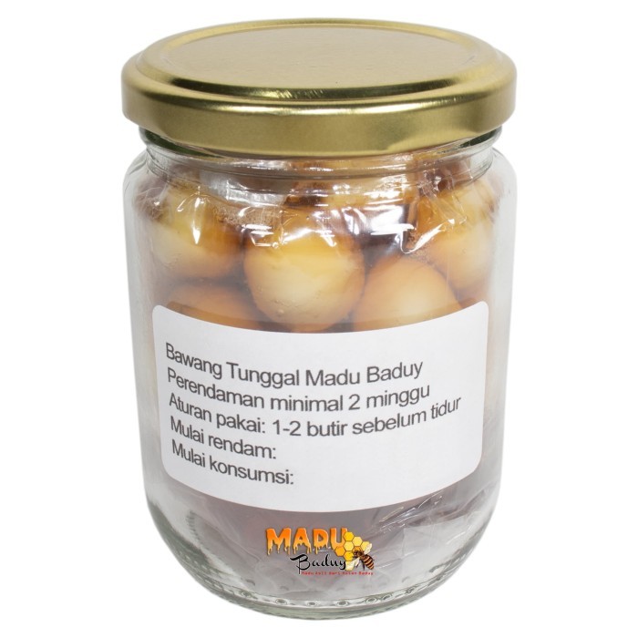 

BAWANG PUTIH TUNGGAL LANANG MADU ASLI LEBAH MURNI HUTAN BADUY 250GRAM