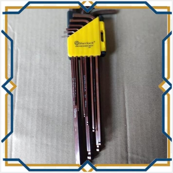 

[ASO] KONCI L SHERLOCK BRITIS HEY KEY 9PCS BARU