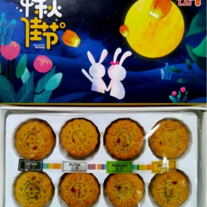 

kue bulan mooncake wanglai mini 4rasa dan telur